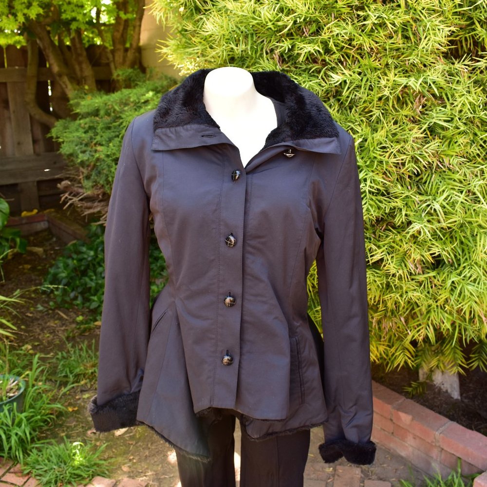 IVAN GRUNDAHL FLEECE LINED COAT SZ MEDIUM